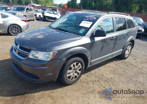 2016 Dodge Journey Se из США, поврежденный, VIN 3C4PDCAB7GT105412